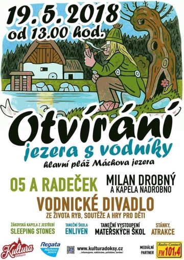Otvírání Máchova jezera 19.5.2018